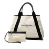 Secondhand Balenciaga Canvas Navy Cabas Tote M