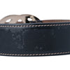 Secondhand Gucci Black Leather Interlocking G Buckle Belt - '00s