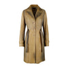 Secondhand Roberto Cavalli Croc Embossed Leather Trench Coat