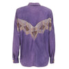 A.N.G.E.L.O. Vintage Cult Purple Suede Shirt - '90s Second hand