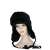 A.N.G.E.L.O. Vintage Cult Black Fur Ushanka Hat - 2020s Second hand