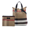 Burberry Mega Check Canvas Tottenham Brit Satchel Secondhand