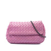Bottega Veneta Mini Nappa Intrecciato Expandable Chain Flap Crossbody Secondhand