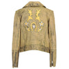 Roberto Cavalli Pistachio Green Leather Jacket - 2000s Second hand