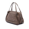 Chanel Quilted Iridescent Calfskin Relax CC Satchel Secondhand