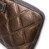 Chanel Bronze Tone Leather Wallet - 2000s Second hand