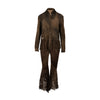 Secondhand Roberto Cavalli Laser-Cut Leather Shirt - '00s