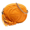 Gucci Mini Pebbled Calfskin Soho Chain Crossbody Secondhand