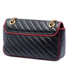 Gucci Medium GG Marmont Matelasse Diagonal Leather Torchon Shoulder Bag Secondhand
