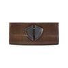 Giorgio Armani Brown Leather Clutch - 2000s Second hand