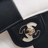 Chanel Medium Classic Bicolor Lambskin Geometric Colorblock Double Flap Secondhand