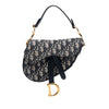 Dior Mini Oblique Canvas Saddle Bag Secondhand