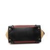 Celine Micro Tricolor Calfskin and Suede Luggage Tote Secondhand
