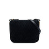 Saint Laurent Suede Allover Monogram Crossbody Secondhand