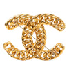 Chanel CC Gold Plated Chain Pin Brooch Secondhand