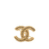 Chanel CC Gold Plated Filigree Brooch Secondhand