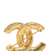 Chanel CC Gold Plated Filigree Brooch Secondhand