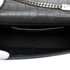 Secondhand Saint Laurent Medium Croc Embossed Leather Kate Tassel Crossbody
