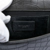 Secondhand Saint Laurent Medium Croc Embossed Leather Kate Tassel Crossbody