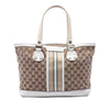Secondhand Gucci Small GG Canvas Web Libeccio Sunset Tote