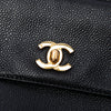 Chanel CC Caviar Front Pocket Shoulder Bag Secondhand