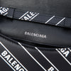 Balenciaga Calfskin Diagonal Allover Logo Print B Phone Holder Crossbody Secondhand