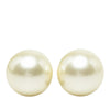 Dior Gold Plated Faux Pearl Star Tribales Push Back Earrings Secondhand
