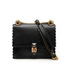 Fendi Small Scalloped Leather Kan I Crossbody Secondhand