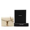 Secondhand Saint Laurent Grain De Poudre Monogram Cassandra Chain Wallet