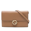 Gucci Calfskin Interlocking G Wallet on Chain Secondhand