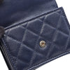 Chanel CC Quilted Caviar Flap Wallet Secondhand