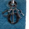 Dior Medium Denim Cannage Acrylic Handles Lady Dior Secondhand