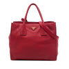 Prada Vitello Daino Open Convertible Tote Secondhand