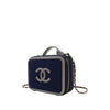 Chanel Medium Tricolor Jersey CC Filigree Vanity Case Secondhand