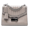 Prada Studded Glace Calf Sound Lock Crossbody Secondhand
