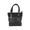Secondhand Chanel Small Quilted Coated Canvas Paris Biarritz Tote