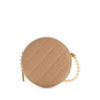 Chanel Quilted Lambskin About Pearls Round Clutch with Chain Secondhand
