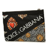 Dolce & Gabbana Nylon King of Hearts Playing Card Clutch Secondhand
