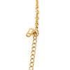 Dior Gold Plated Logo Pendant Necklace Secondhand