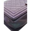 Chanel Old Medium Quilted Iridescent Goatskin Rainbow Hardware Boy Flap Secondhand