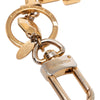 Louis Vuitton Gold Plated LV Facettes Bag Charm and Key Holder Secondhand