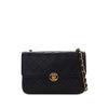 Chanel Mini Lambskin Circle CC Single Flap Secondhand