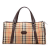 Burberry Haymarket Check Canvas Travel Bag Secondhand