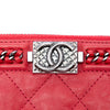 Chanel Medium Quilted Lambskin Chain Boy O Case Clutch Secondhand