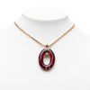 Louis Vuitton Gold Plated Resin Gimme a Clue Pendent Necklace Secondhand