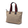 Gucci GG Canvas Web Tote Secondhand