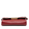 Secondhand Burberry Embossed Grain Check Leather Langley Crossbody