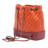 Chanel Small Bicolor Chevron Aged Calfskin Gabrielle Backpack Secondhand