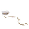 Chanel Mini Quilted Lambskin Top Handle Card Holder with Chain Secondhand