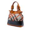 Burberry Prorsum Woven Leather Check Tote Secondhand